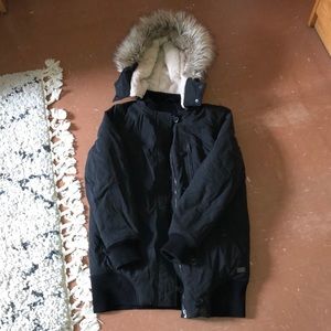 Women’s navy parka